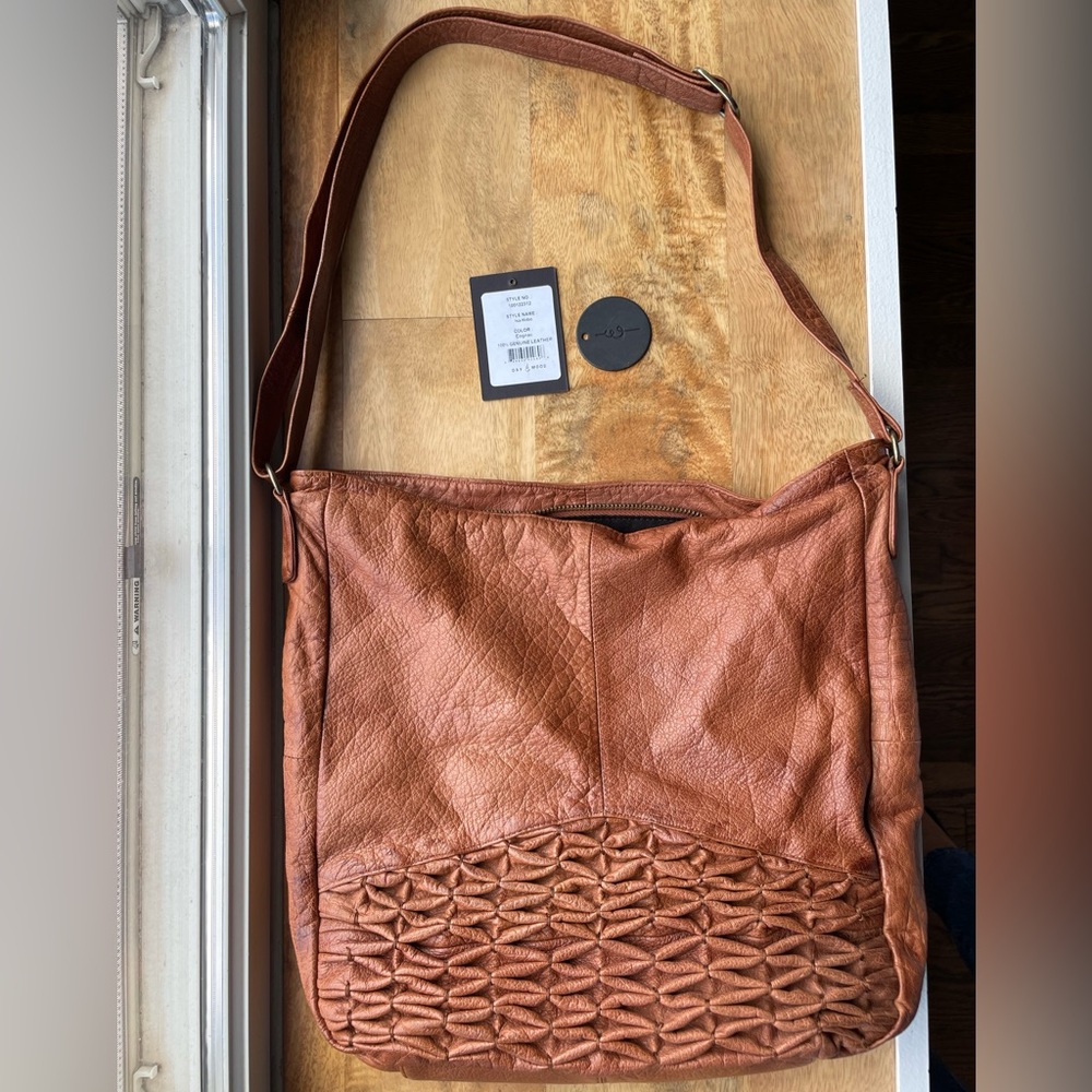 Day + Mood cognac isla hobo purse